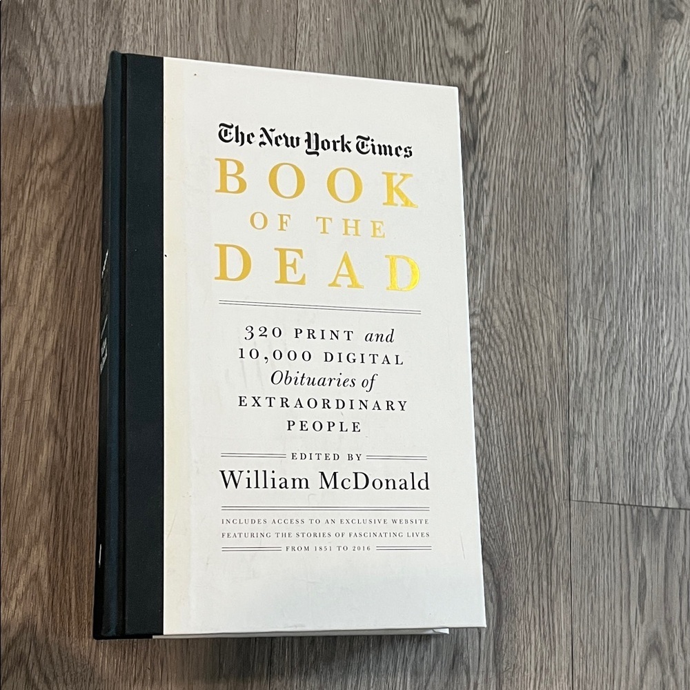 The New York Times Book of the Dead